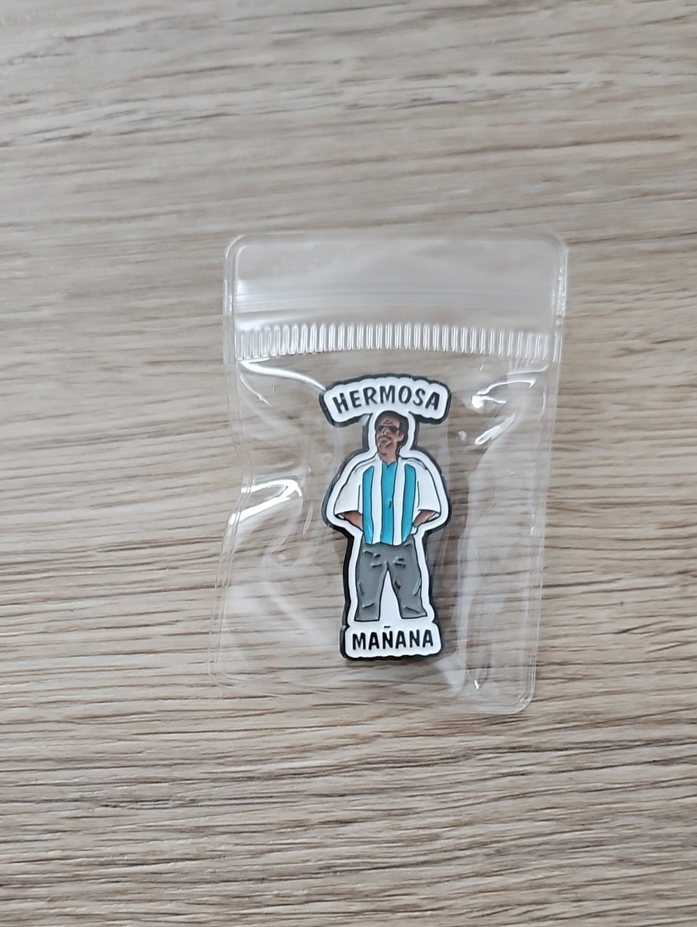 & Other Stories Kids Pin Accessory in Light Blue, White, Gray